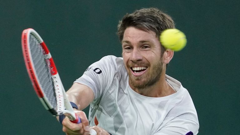 Cameron Norrie was knocked out by Indian Wells in the quarter-finals