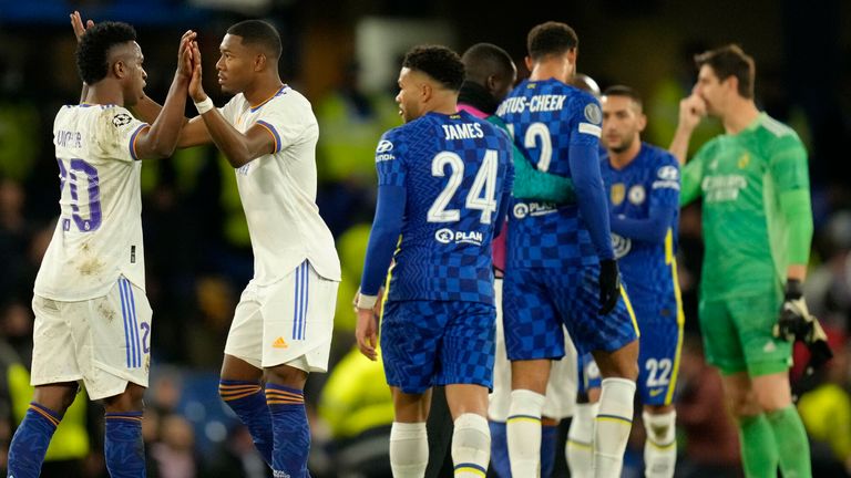 Chelsea lost the Champions League quarter-final first leg 3-1 to Real Madrid