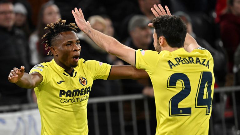 Samuel Chukwueze scores the decisive goal against Bayern Munich