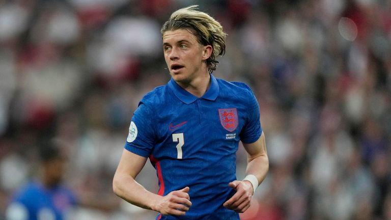 Gallagher was named player of the match against Switzerland