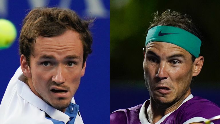 Daniel Medvedev and Rafael Nadal will meet again for the first time since the Australian Open final