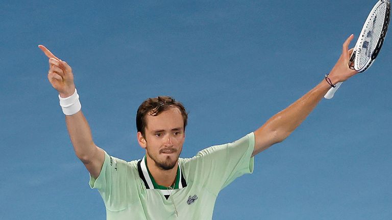 Medvedev's victory at the US Open last year helped him become the No. 1 world number one