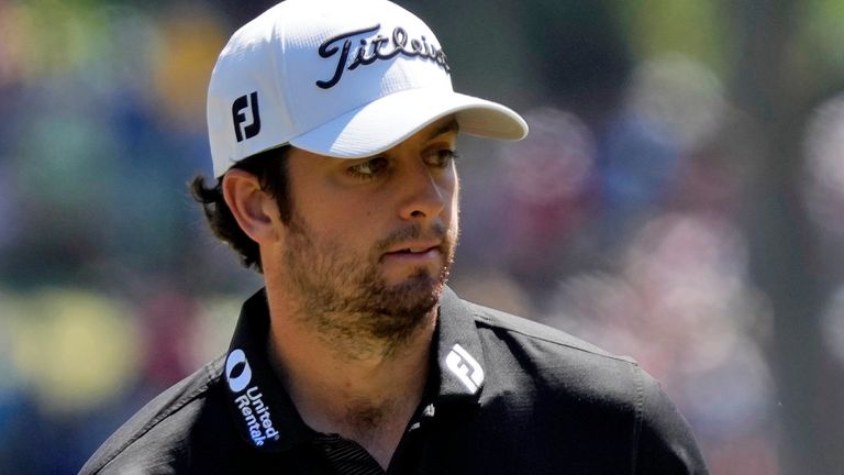 Davis Riley fought back from a triple bogey early in his tour to score one over 72