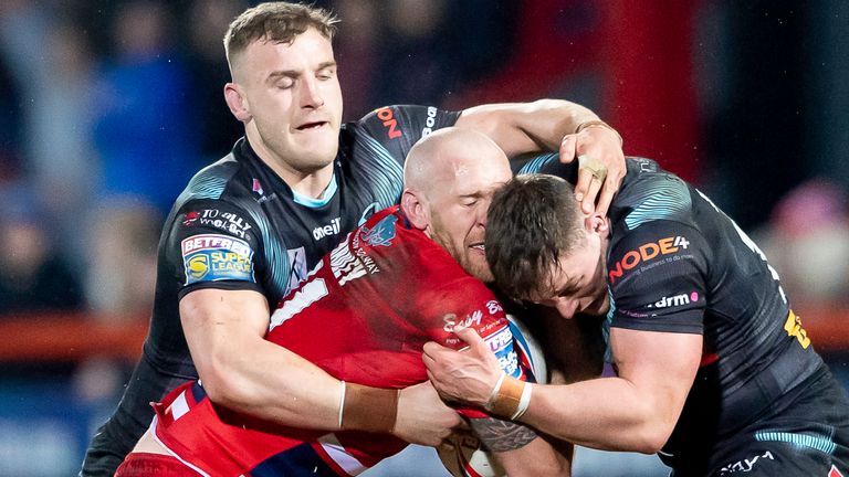 Dean Hadley is handled by Hull KR
