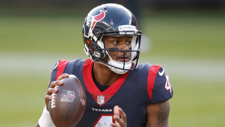 Deshaun Watson led the NFL in passing yards in 2020 with 4,823