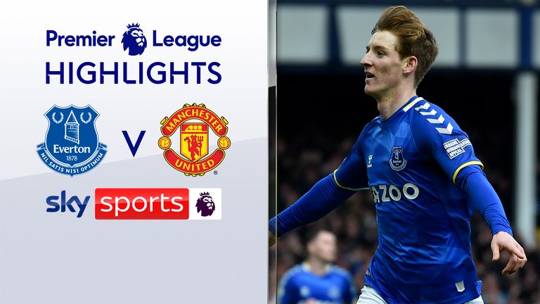 Everton vs Manchester United match highlights