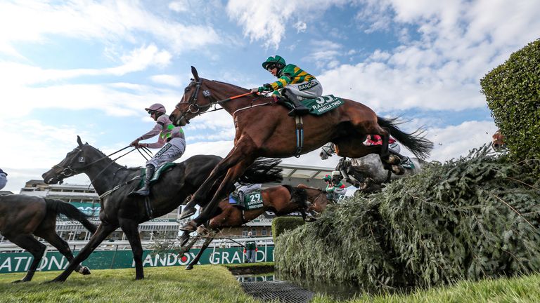 Minella Times on track to win the 2023 Grand National at Aintree