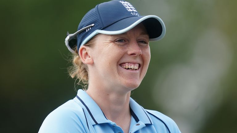 England captain Heather Knight has revealed how her team took on the news that teams participating in the Women's World Cup could use members of their backroom team as pitches who are not allowed to bat or run in order to get a game done.
