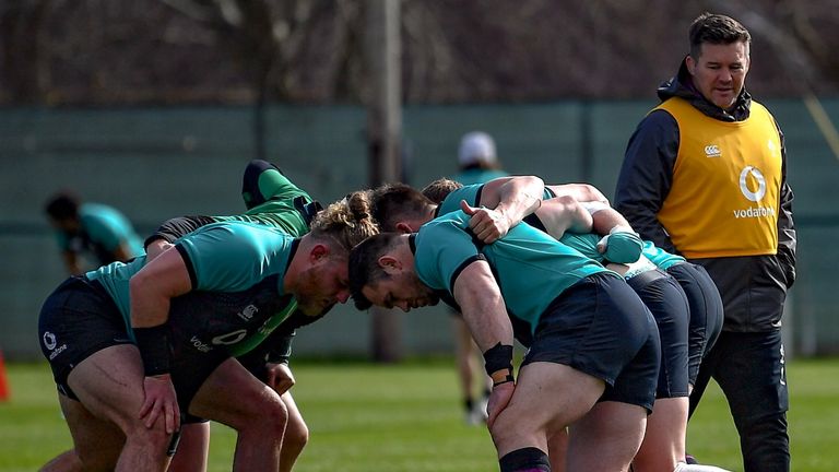 Ireland was going to pay special attention to quotas in training this week 