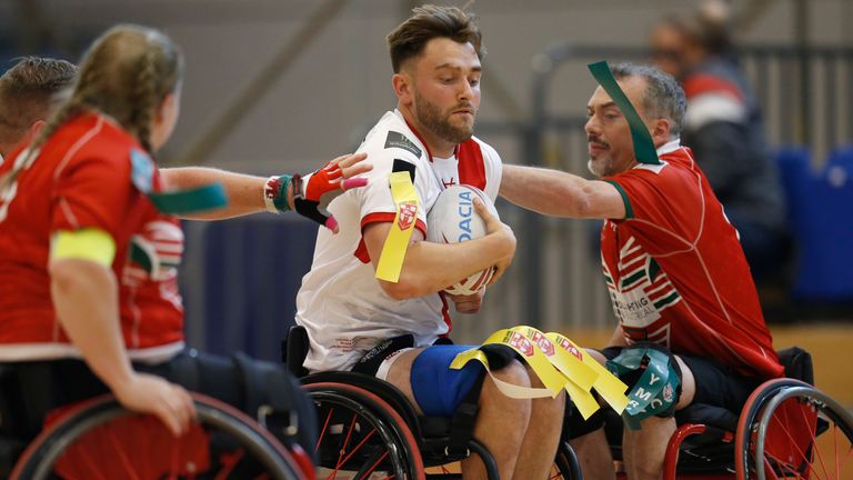 England and Wales will compete in this year's Rugby World Cup in wheelchairs