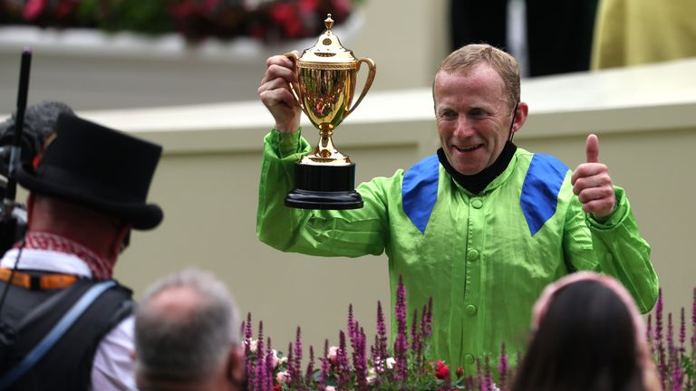 Joe Fanning was a very popular winner of the Gold Cup at Royal Ascot this year