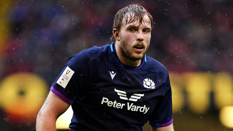 Johnny Gray has been replaced by fellow Exeter Chiefs Sam Skinner in the Scottish squad