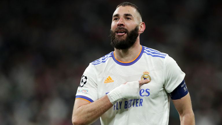 Karim Benzema scored an amazing hat-trick in the second half
