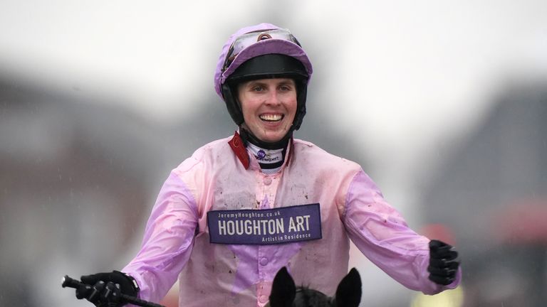 Kielan Woods smiles after Global Citizen's victory in the Grand Annual