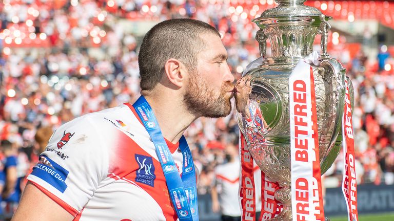 Saint Helen representative Kyle Amore returns to his hometown of Whitehaven for the Challenge Cup on Saturday