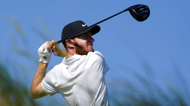 The sponsor was playing in The Open at Royal St George's Golf Club last year where he missed the chance to score twice.