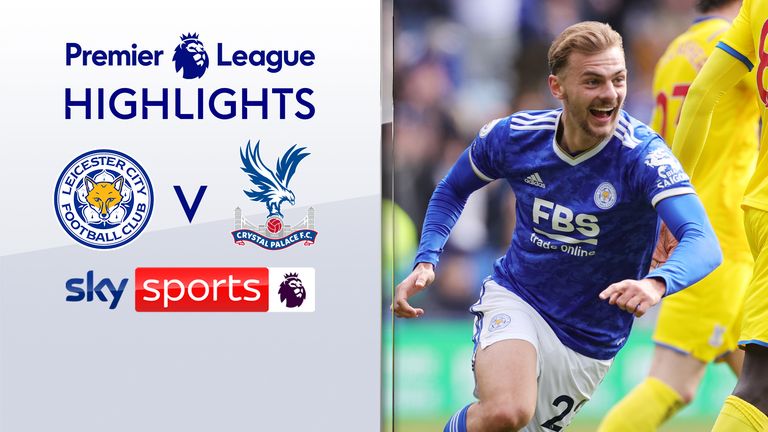 Highlights of the match between Leicester and Palace