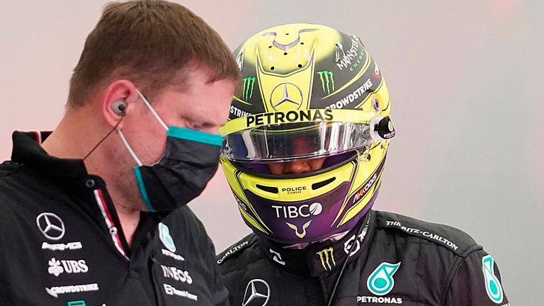 Hamilton struggled throughout Friday practice
