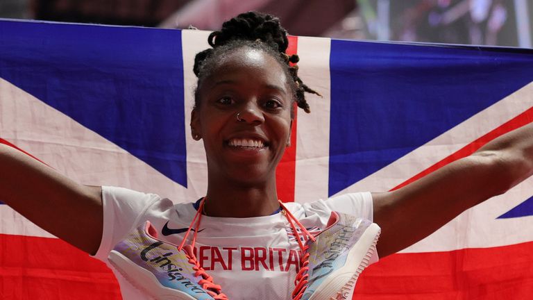 Lauren Augen takes bronze at the IAAF World Indoor Championships 