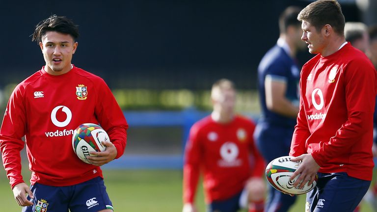 Smith trained alongside Farrell during the Lions' Tour of South Africa in the summer