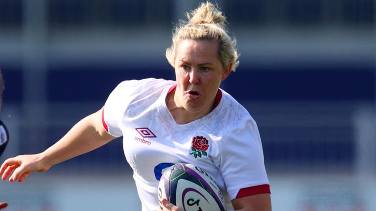 Marley Packer scored a hat-trick as England scored nine attempts in total against Scotland 