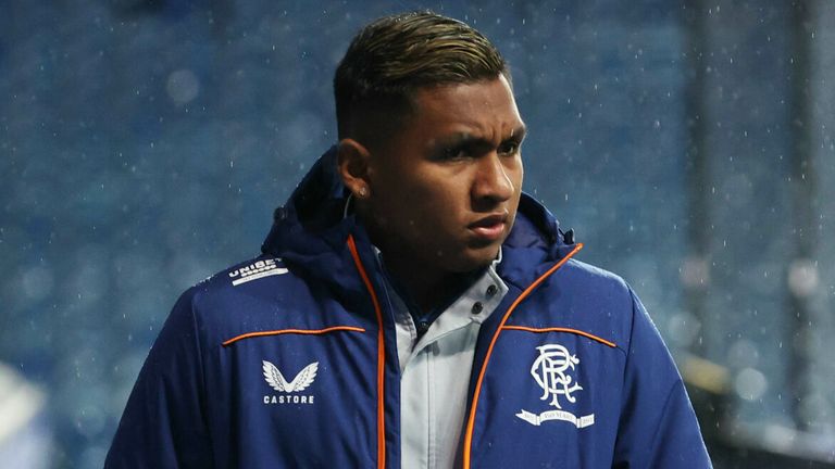 Rangers'  Alfredo Morelos left international duty early with a thigh injury