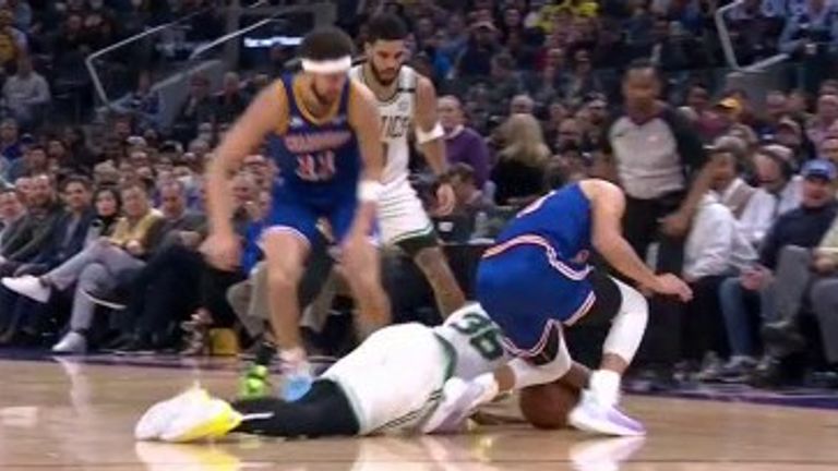 The Golden State Warriors described Marcus Smart's challenge that resulted in Stephen Curry's injury as dangerous.  and & # 39;  Unnecessary & # 39 ;.