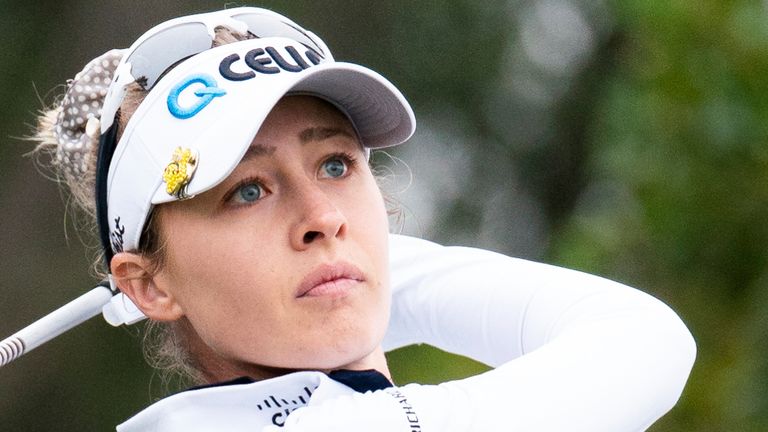 Nelly Korda went to the hospital on Friday to receive treatment for a blood clot