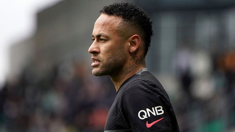 Neymar was off the field and will be out for the next two months