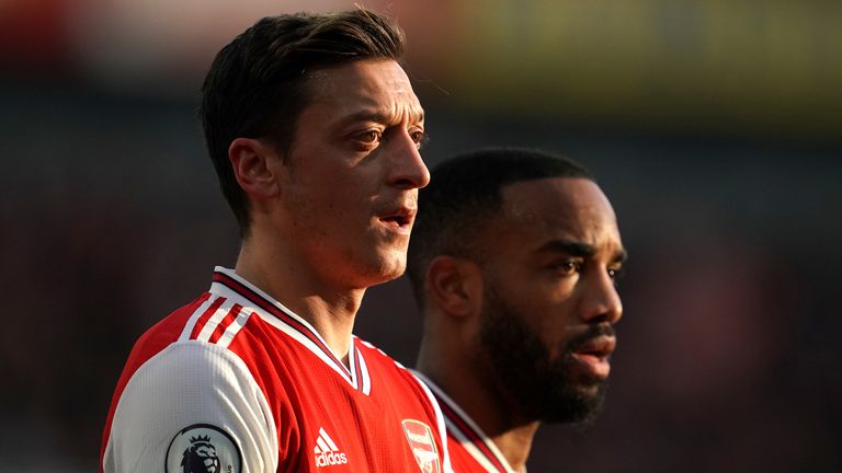 Mesut Ozil's last appearance with Arsenal came in March 2020, ten months before his exit