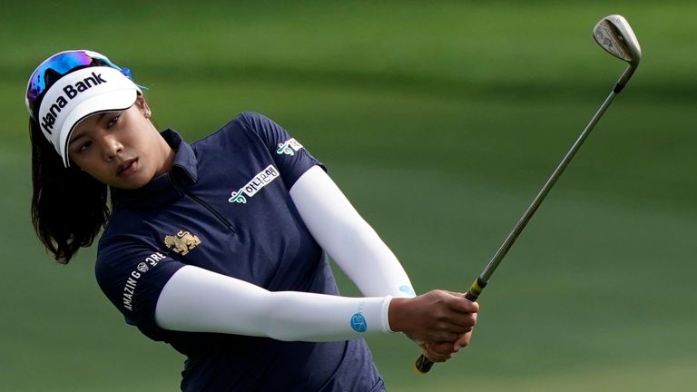 Patti Tavatanakit put up a solid title defense but struggled to make an impact on Sunday