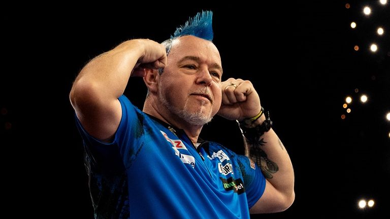 Peter Wright is the world number one after defeating Jeroen Price in the quarter-finals (Image credit: Stephen Baston/PDC)