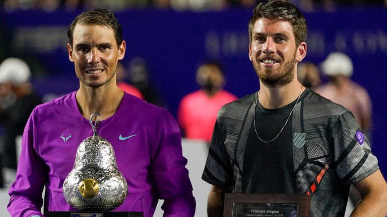 Norrie (right) was playing in the ATP Final for the second time in a row after his success at Delray Beach a week ago.