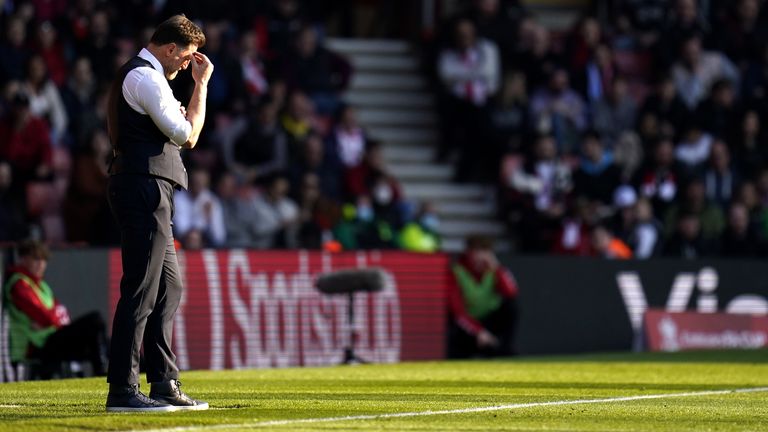 Ralph Hessenhuttl during Southampton's FA Cup defeat to Manchester City