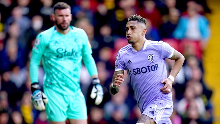 Rafinha scores for Leeds against Watford