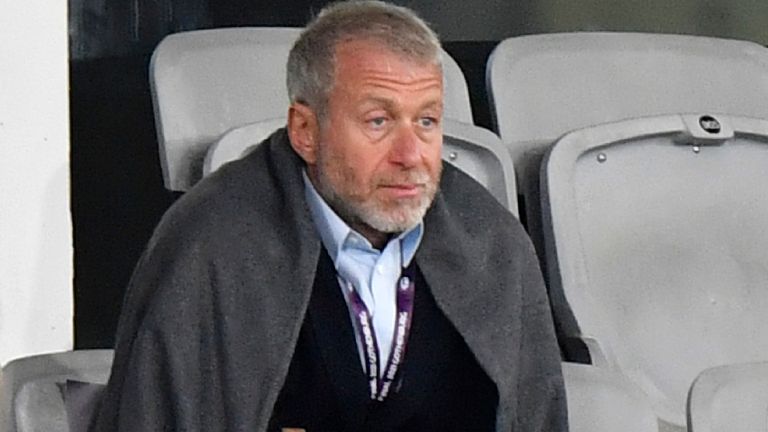 Roman Abramovich during the UEFA Women's Champions League Final between Chelsea and Barcelona