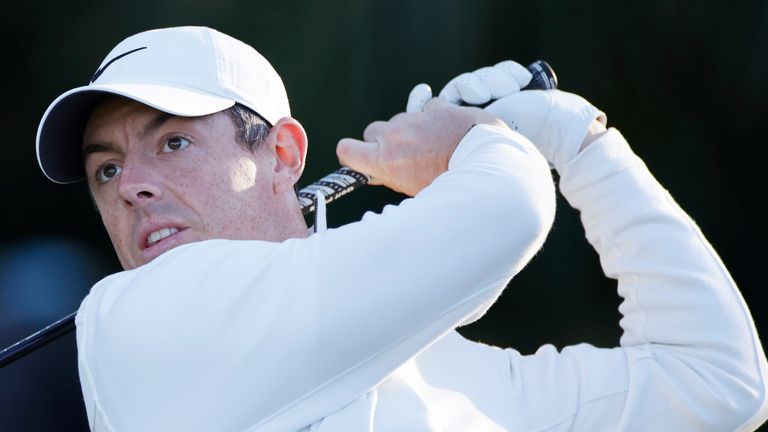 Three-time Masters champion Nick Faldo thinks Rory McIlroy is 'self-destructing' because he doesn't trust his swing enough at the big moments