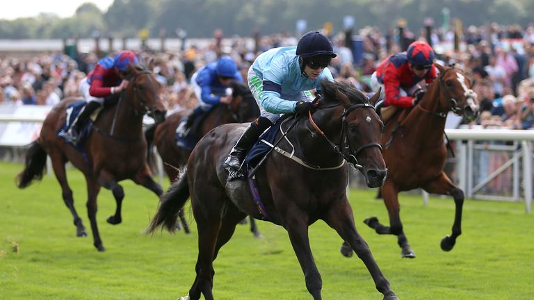 Royal Patronage and Jason Hart win the Acomb Stakes in York