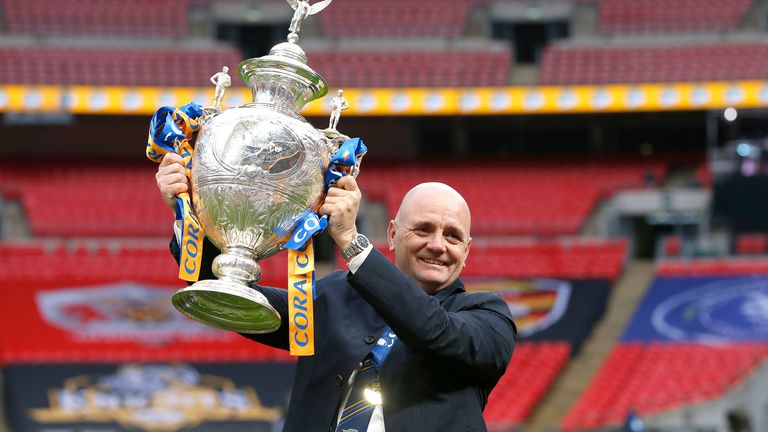 Richard Aggar led Leeds to the Challenge Cup in 2020