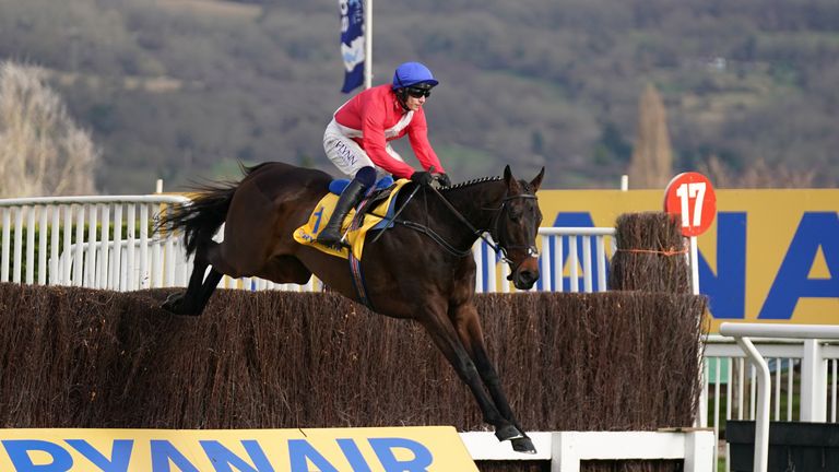 Paul Townend and Allo leave their rivals behind at the 2023 Ryanair Chase Race at Cheltenham
