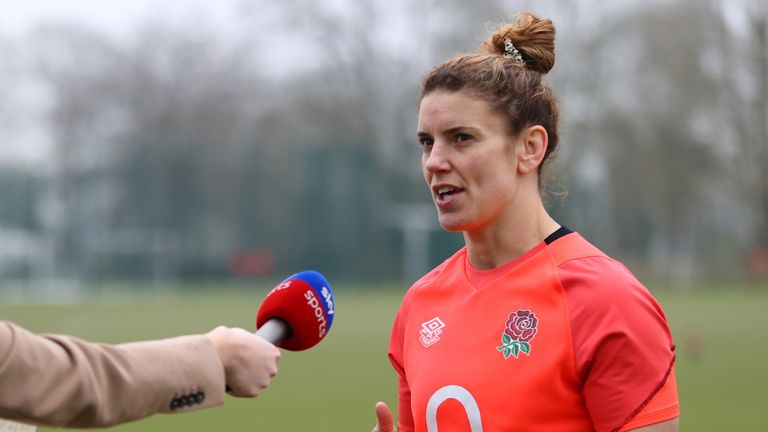 Sarah Hunter, captain of the England Red Roses, said they will face an Italian team this weekend that will never give up.