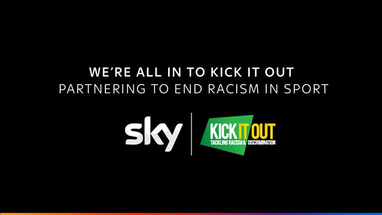 Sky and Kick It Out Partnership to End Racism in Sports