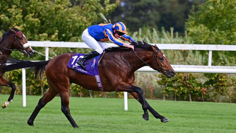 India superstar Simi Heffernan won his first Leopardstown debut