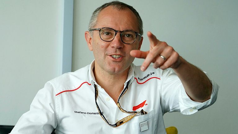 Stefano Domenicali said Las Vegas and Africa could host F1 faces in the future when he spoke exclusively to Sky Sports Formula 1's Martin Brandel.