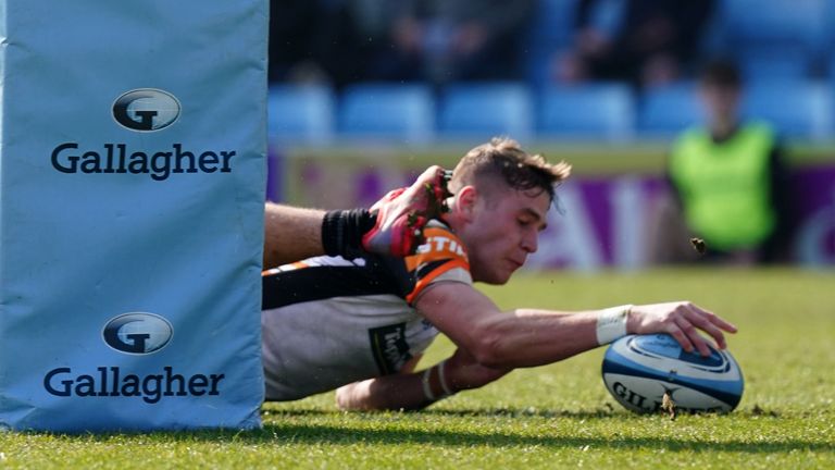 Freddy Steward was also on the Tigers' scorer list when they won at Sandy Park 