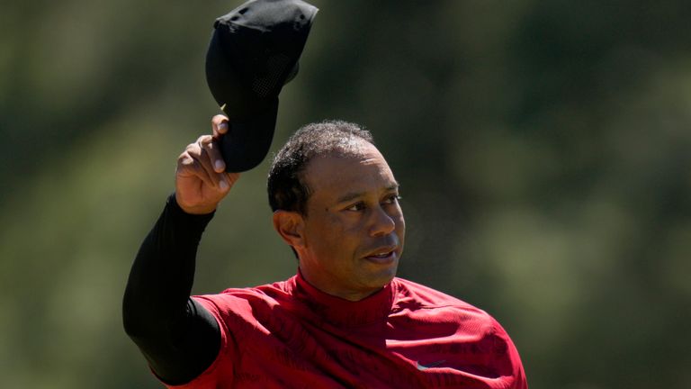 Tiger Woods is back in competition at The Masters 