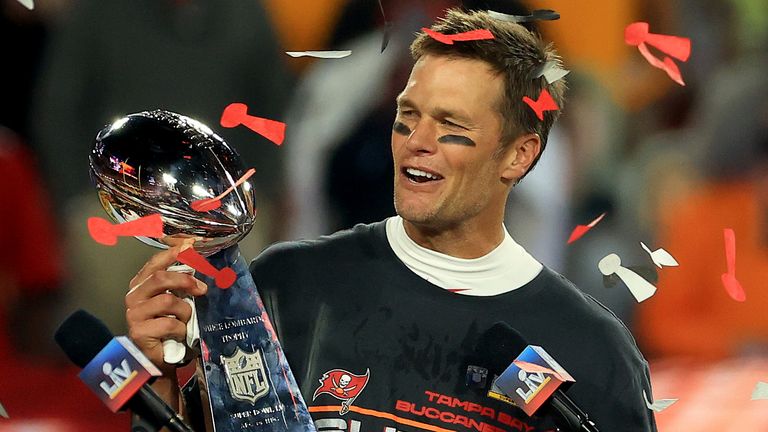 The Sky Sports NFL paid tribute to Tom Brady, after the quarterback announced his retirement last month