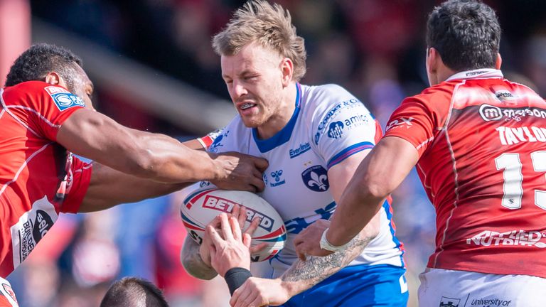 Tom Johnston scored twice in Wakefield's win over Salford