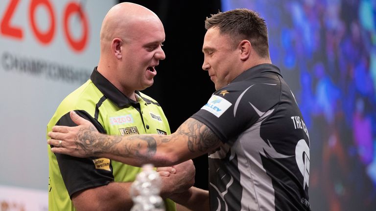 Laura Turner thinks Michael Van Gerwin's clash with Jeroen Price could be interesting as the pair meet in Nottingham on Thursday night.