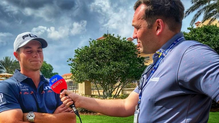 Victor Hovland spoke to Sky Sports News' Jimmy Weir ahead of The Players